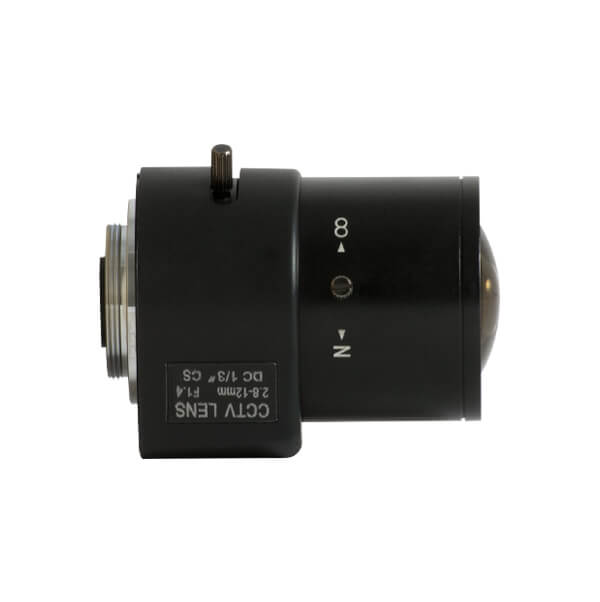 Lente varifocal 2.8mm-12mm tipo rosca CS, para camaras tipo box HD-SDI (ideal LS-SDI6054).