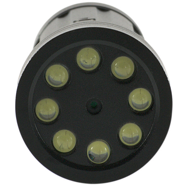 Linterna con camara oculta, 1/4 CMOS, leds 2.8mm contiene microfono.