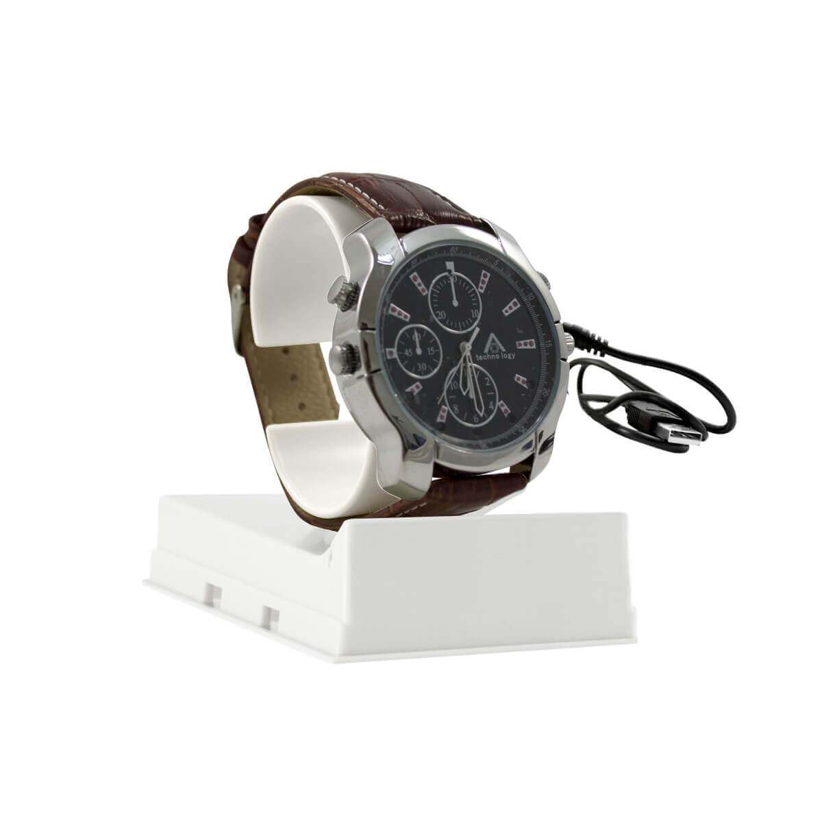 Reloj de pulsera con camara oculta, 1080P, microfono, capacidad 4Gb