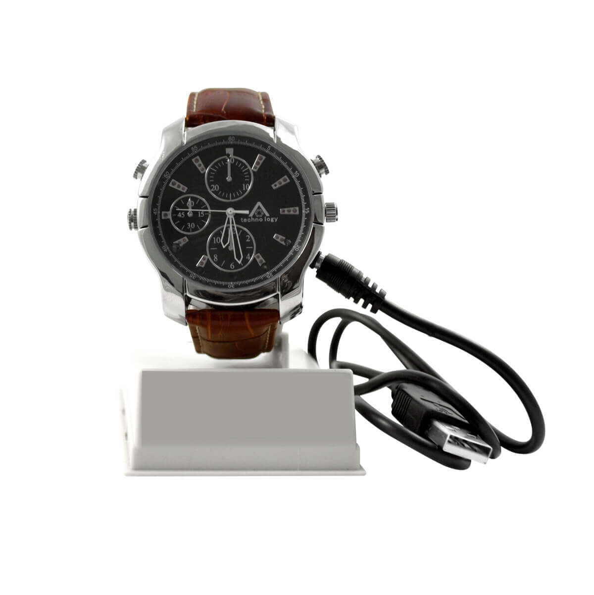 Reloj de pulsera con camara oculta, 1080P, microfono, capacidad 4Gb
