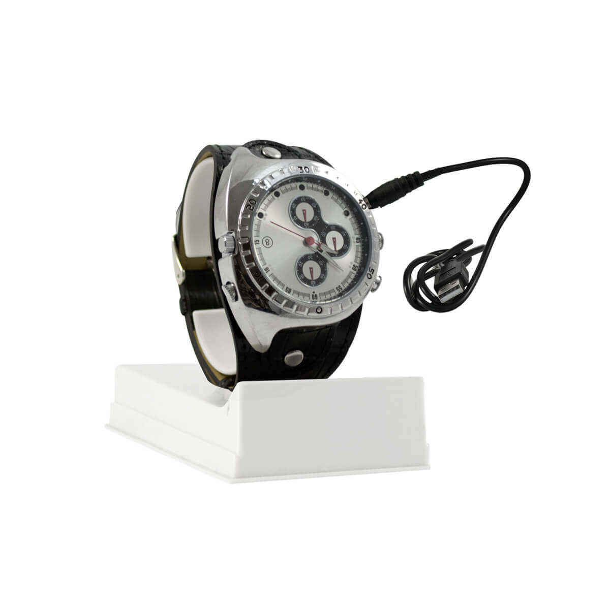 Reloj de pulsera con camara oculta, 1080p, microfono, capacidad 4gb
