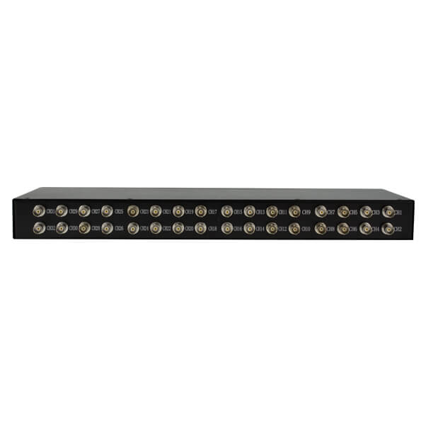 Video balun pasivo 32 canales, 24v fuente de poder receptor, 330 m 
