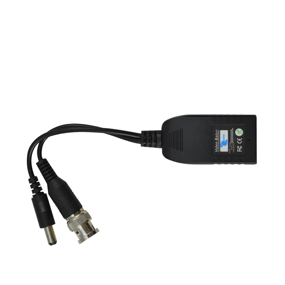 Video balun pasivo, video y corriente