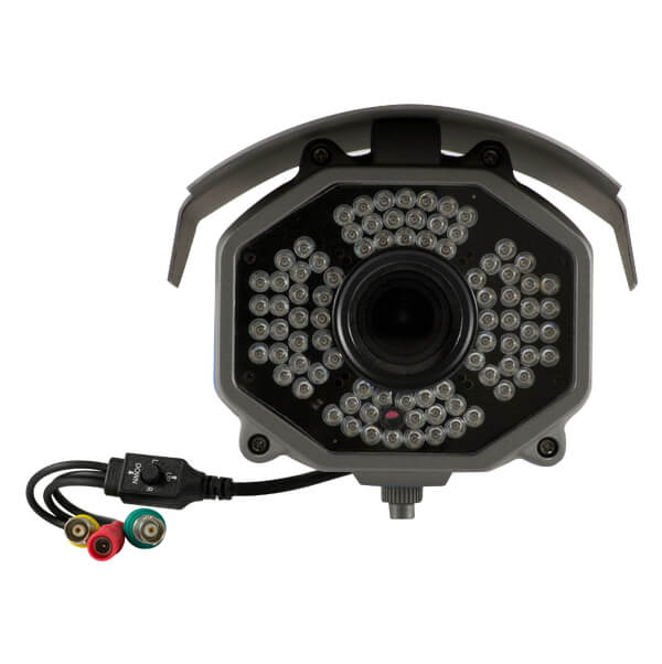 Camara tipo bazuca, 2Mp CMOS, OSD, HD-SDI, varifocal de 2.8-12mm, 80 metros IR.