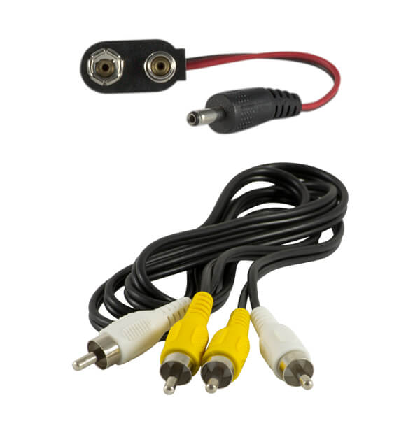 Kit de 1 camaras inalambricas con repceptor, contiene microfono, alcance 50m-100m.