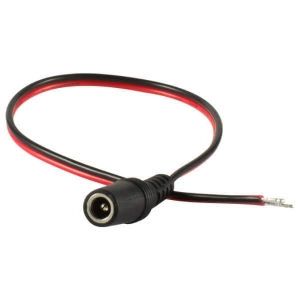 Cable de corriente para camara de CCTV, 12V DC, conector plug hembra 2.1mm, 6