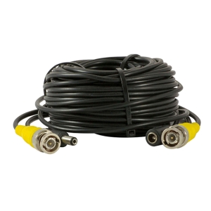 Cable extensor de BNC macho a BNC hembra, 18 metros, transmite video y corriente