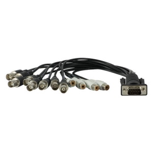 Cable extensor para tarjeta Geovision de 8 camaras, 4 audio, color negro.