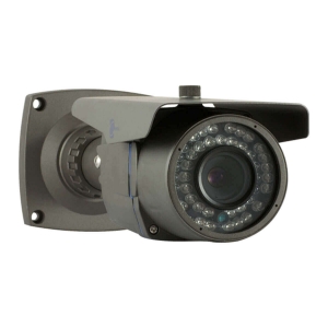 Camara IP tipo bazuca, 1/4 CMOS con sensor dual-core 32bit DSP (TI Davinci DM365), lente 8mm