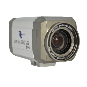 Camara para interiores tipo box ideal para PTZ, CCD SONY 480 TVL, ZOOM de 30x