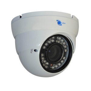 Camara tipo domo, Sensor CMOS 1/3, resolucion 600TVL, 24 LEDs, 30m IR