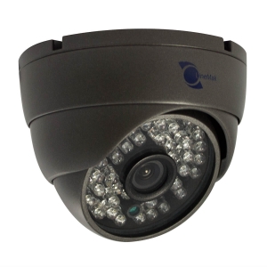 Camara tipo domo, Sony CCD 1/3, 700TVL, 48 LEDs, 40m IR, IP66, OSD