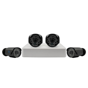 Combo de 4 camaras IP 1/3 Sensor CMOS 1.3MP, con NVR de 4 canales