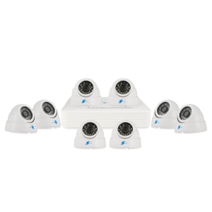 Combo 8 camaras, Sensor CMOS HDIS 1/3, 900TVL con DVR de 8-Ch, D1/CIF