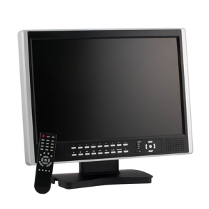 Video grabador digital DVR con pantalla de 19 LCD,  8 canales de video/Audio, NTSC 240 FPS.