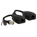 video balun pasivo con poder, 300metro / 1000ft