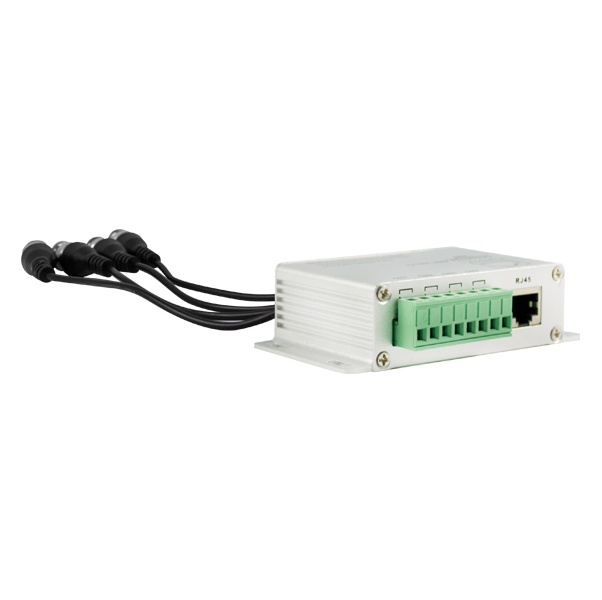 4 channels 24v video balun passive receiver hub.