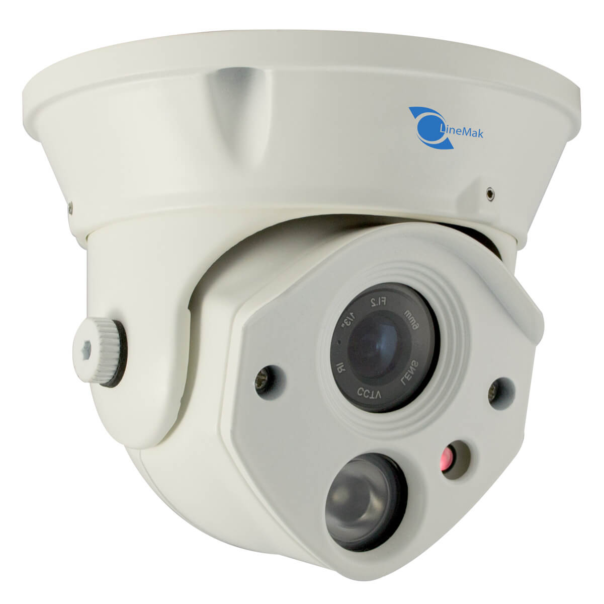 vandalproof dome camera, sony ccd sensor 700tvl, 6mm lens, 1 led arra