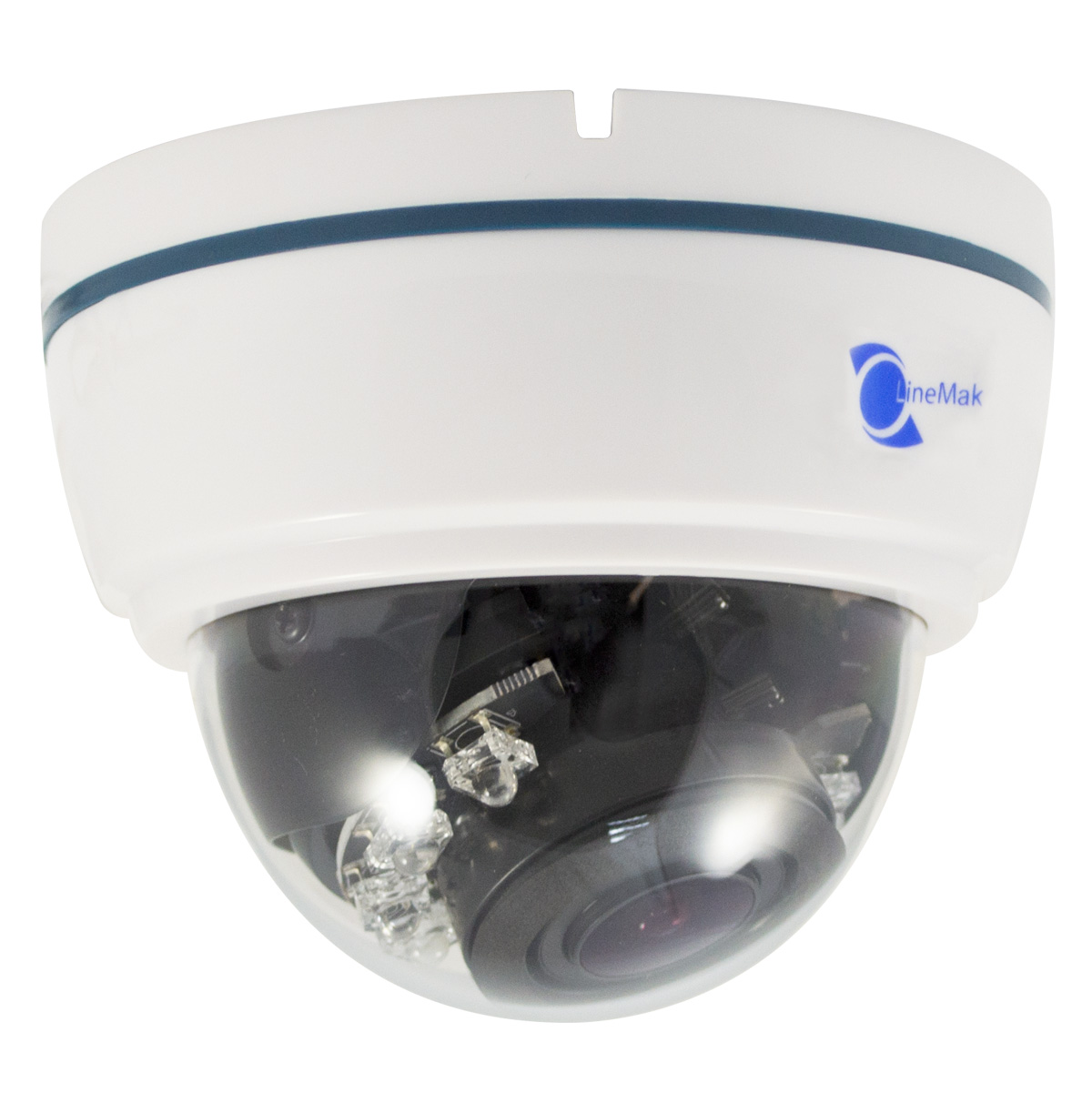 ir dome camera 1/2.9 cmos 1.0mp/720p 2.812mm lens 8pcs led 49ft ir