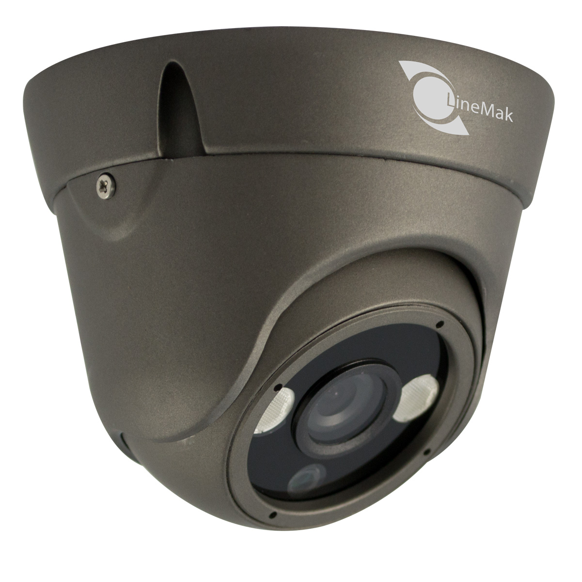 vandalproof dome camera, hd sensor, 800tvl, 3.6mm lens, 2 led array