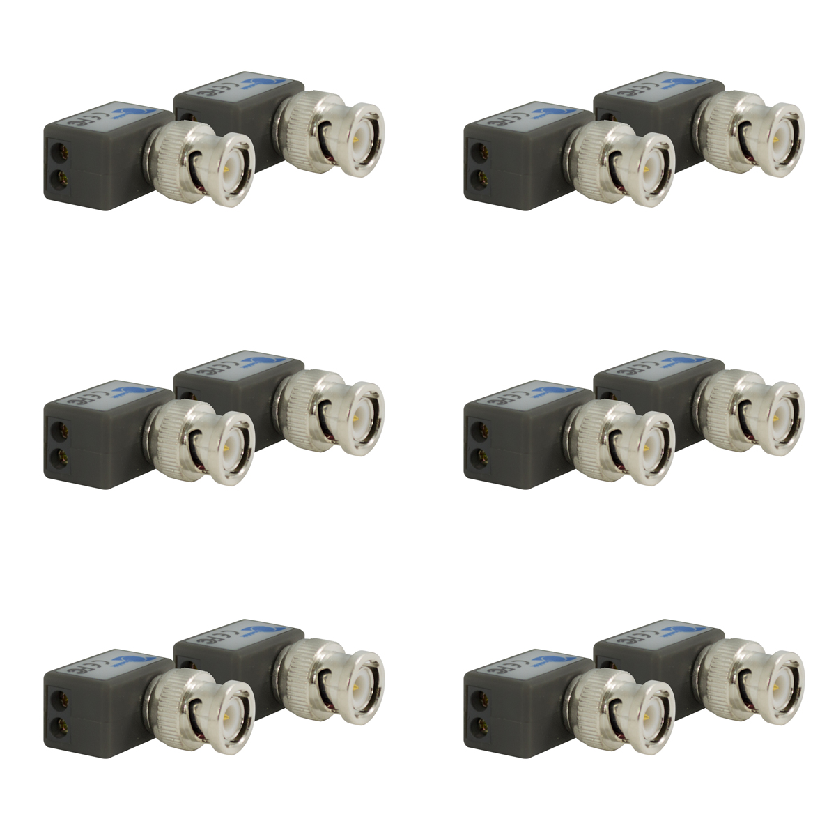 video balun passive 2000ft, contains 6 pairs 12 pcs.