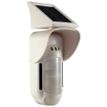 Motion Detector outdoor with solar panel, IR/MW, Wireless/Wired
